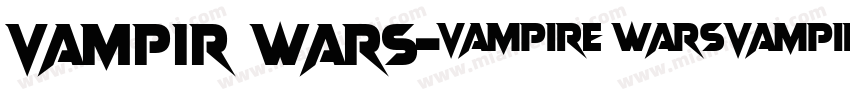 Vampir wars字体转换